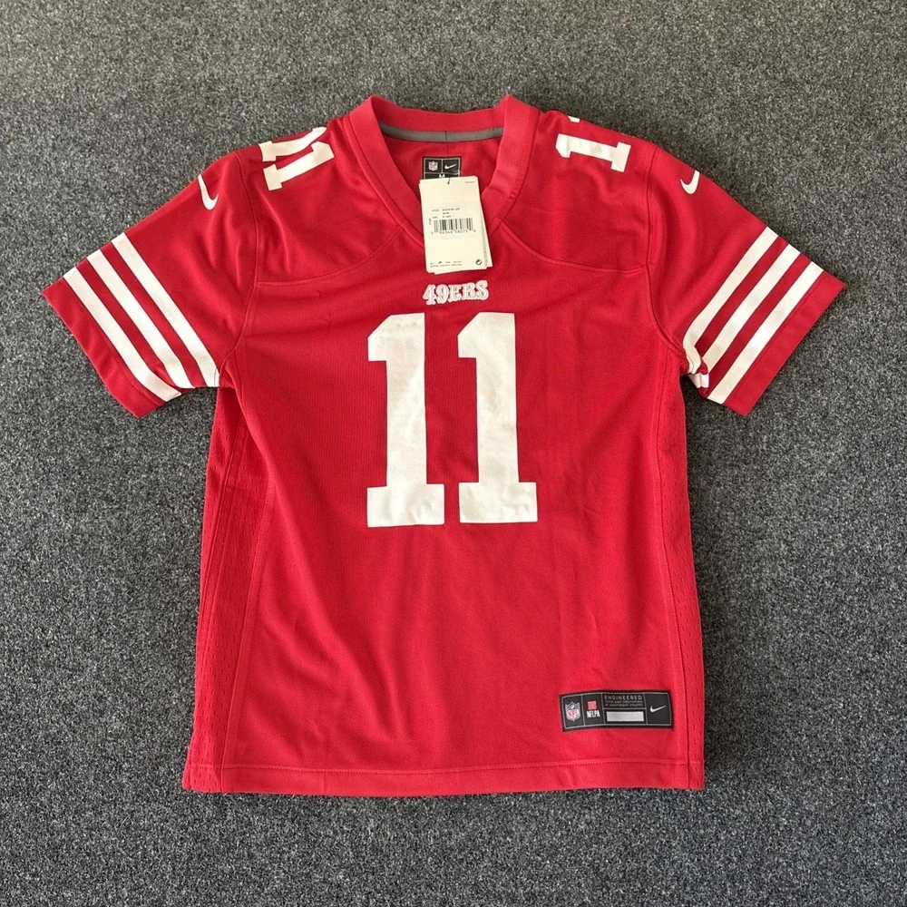 Nike San Francisco 49ers Brandon Aiyuk 11 Youth Jersey Red Medium NWT
